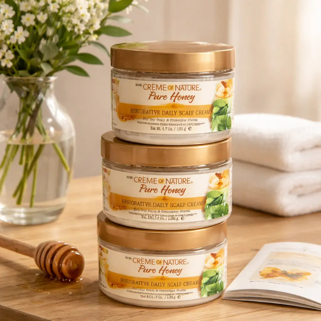 Creme of Nature Pure Honey Scalp Refresh Restorative Daily Scalp Cream 4.7oz